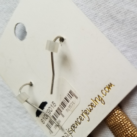 💥 Hammered metal earrings - Picture 3 of 3